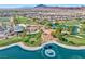 A view of the community's Golf course and lush green surroundings at 280 Via Del Duomo, Henderson, NV 89011
