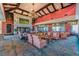 The clubhouse has a grand fireplace and comfortable seating area with lots of charm at 280 Via Del Duomo, Henderson, NV 89011