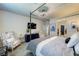 Comfortable main bedroom featuring modern décor, sitting area, and closet access at 280 Via Del Duomo, Henderson, NV 89011