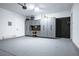 A spacious garage is equipped with custom cabinetry and flooring, and ample storage capabilities at 2862 Athens Ridge Dr, Henderson, NV 89052