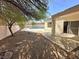 Backyard and patio and pool area at 316 Lingering Ln, Henderson, NV 89012