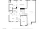 Upstairs floor plan featuring a primary bedroom, 2 bedrooms, a laundry room and 4 baths at 3425 Bedfordshire Pl, Las Vegas, NV 89129