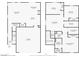 Detailed floor plan of the first and second floor, showing measurements of each room at 377 Yellow Finch Ln, Henderson, NV 89012