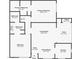 Detailed floor plan showcasing the layout, including the living room, bedrooms, bathrooms, kitchen, and patio at 4860 Nara Vista Way # 104, Las Vegas, NV 89103