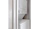 A stacked washer and dryer at 4860 Nara Vista Way # 104, Las Vegas, NV 89103