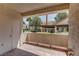 Outdoor patio space with tile flooring and view of the community at 4860 Nara Vista Way # 104, Las Vegas, NV 89103
