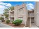 Beautiful exterior elevation with manicured landscaping and inviting entryway at 6800 E Lake Mead Blvd # 2089, Las Vegas, NV 89156
