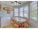 Bright dining area with natural light, and wood table at 7961 Lions Rock Way # 202, Las Vegas, NV 89128
