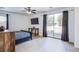 Bright bedroom with a private balcony offering an indoor-outdoor living experience at 8029 Flambeau St, Las Vegas, NV 89131