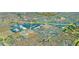 Aerial view of neighborhood featuring community amenities and nearby commercial centers at 8032 Deep Stone Ave, Las Vegas, NV 89149
