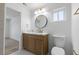 Contemporary bathroom with modern vanity, toilet, and a bright airy feel at 8032 Deep Stone Ave, Las Vegas, NV 89149