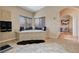 This luxurious tub is perfect for a relaxing soak after a long day at 8223 Saddleback Ledge Ave, Las Vegas, NV 89147