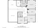 Second floor plan showcasing bedrooms, bathrooms, a loft and walk in closets at 827 Happy Sparrow Ave, Henderson, NV 89052