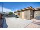 Paver and concrete patio area, adjacent to small gravel area at 854 Santa Maria Way, Mesquite, NV 89027