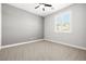 Neutral toned bedroom with plantation shutters at 1129 Via Della Curia, Henderson, NV 89011