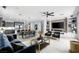 Spacious living room boasts stylish furnishings and modern design elements at 1129 Via Della Curia, Henderson, NV 89011