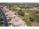 An aerial view of the community golf course and residences at 1195 Golf Club Dr, Laughlin, NV 89029