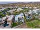 Stunning aerial view of modern homes featuring private pools and lush landscaping, nestled in a vibrant community at 1337 Villa Barolo Ave, Henderson, NV 89052