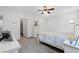 Comfortable bedroom featuring a spacious closet and contemporary furnishings at 2207 Valdina St, Henderson, NV 89044