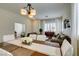 Inviting living area with hardwood floors, access to dining and front door at 2418 Brockton Way, Henderson, NV 89074