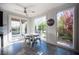 Charming breakfast nook with backyard views, featuring large windows and patio access at 340 Autumn Palace Ct, Las Vegas, NV 89144