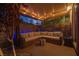 The backyard patio includes comfortable seating and is ideal for intimate gatherings or relaxing outdoors at 340 Autumn Palace Ct, Las Vegas, NV 89144