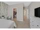 Bedroom view featuring decor, furniture and a walk-in closet at 404 Lost Horizon Ave, Henderson, NV 89002