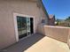 Relaxing balcony with sliding door and outdoor space at 5052 Whistling Acres Ave, Las Vegas, NV 89131