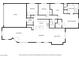 Floorplan showing layout of the home, including bedrooms, bathrooms, kitchen, living areas and garage at 5528 Stone Lagoon St, North Las Vegas, NV 89031