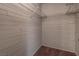Walk-in closet featuring ample storage space with shelving and hanging racks at 573 Sellers Pl, Henderson, NV 89011
