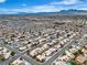 Panoramic aerial of a vibrant neighborhood with solar panels visible at 6405 Break Point Ave, Las Vegas, NV 89130