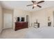 This main bedroom features a large closet and access to the ensuite bathroom at 6788 Sharks Bay Ct, Las Vegas, NV 89149