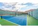 These well-maintained tennis courts provide a great space for recreational play with mountain views at 6865 Steel Mist St, Las Vegas, NV 89148