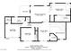 A second-floor floorplan featuring two bedrooms, bathroom, walk-in closet, balcony, and sitting area at 7621 Hackensack Ct, Las Vegas, NV 89128