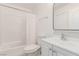 Bathroom features a shower and tub combination and white vanity at 848 Hedge Way # 5, Las Vegas, NV 89110