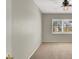 Bedroom with ceiling fan and shuttered window at 8612 Chiquita Dr, Las Vegas, NV 89128