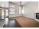 Inviting living room with abundant natural light, connecting to the kitchen, and featuring modern finishes at 8612 Chiquita Dr, Las Vegas, NV 89128