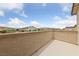 View from balcony overlooks the surrounding neighborhood and mountain range at 9839 Berkley Brook Ct, Las Vegas, NV 89141