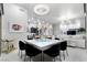 Dining room showcasing a modern chandelier, stylish seating and open layout at , Las Vegas, NV 89135