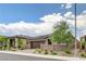 Beautiful single-story home with a two-car garage, desert landscaping, and solar panels at 10182 Skye Run Ave, Las Vegas, NV 89166