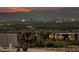 Panoramic city view at night from the backyard at 1060 Calico Ridge Dr, Henderson, NV 89011