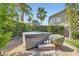 Secluded backyard featuring a relaxing hot tub, perfect for unwinding after a long day in a private setting at 1314 Doggett Ave, Las Vegas, NV 89123