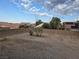 View of the fenced backyard at 1345 N Hollywood Blvd, Las Vegas, NV 89110