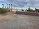 Spacious backyard area surrounded by a block wall providing privacy at 1345 N Hollywood Blvd, Las Vegas, NV 89110