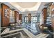 Lobby showcasing designer decor, stylish furniture, and patterned flooring, creating an inviting atmosphere at 150 Las Vegas Blvd # 1004, Las Vegas, NV 89101