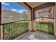 Relaxing outdoor balcony features privacy trellis, offering views of the community at 1525 Spiced Wine Ave # 12103, Henderson, NV 89074