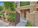 This townhome features a welcoming private courtyard entrance at 1525 Spiced Wine Ave # 12103, Henderson, NV 89074