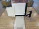 Selection board featuring white cabinet doors, sleek matte black faucet, and bright quartz countertop at 1543 Pacific Baza St, Las Vegas, NV 89138