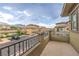 Enjoy views from the private balcony of surrounding community at 173 Petaluma Valley Dr, Las Vegas, NV 89138