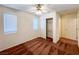 Bedroom with closet and windows that provide natural light and a view of the surroundings at 1995 Sundown Canyon Dr, Henderson, NV 89014